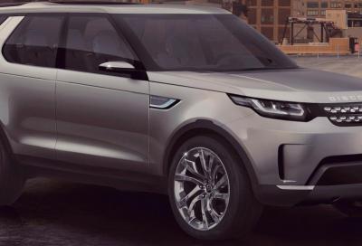 Land Rover Discovery Vision concept con il cofano trasparente